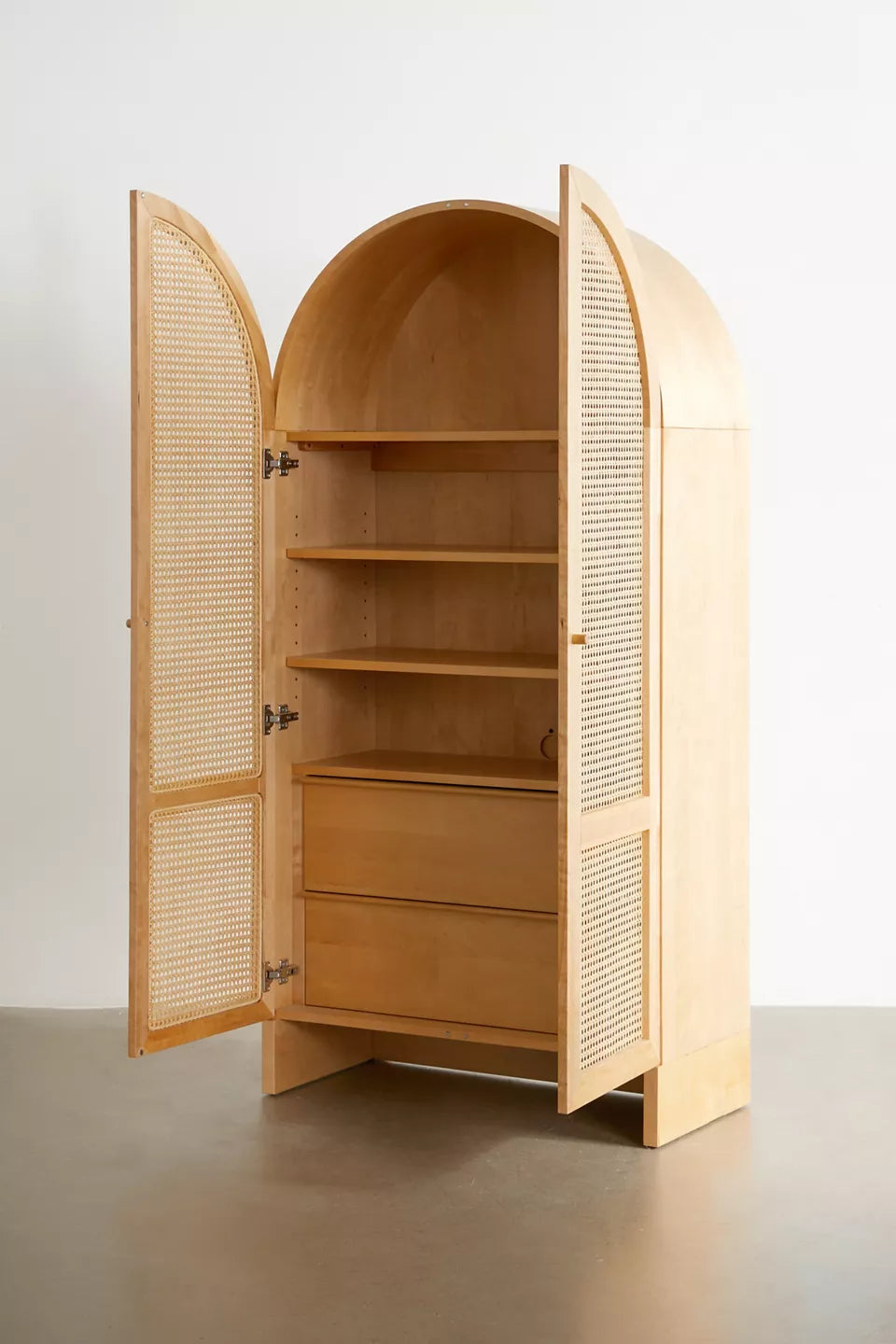 Mason Cane Storage Cabinet Natural