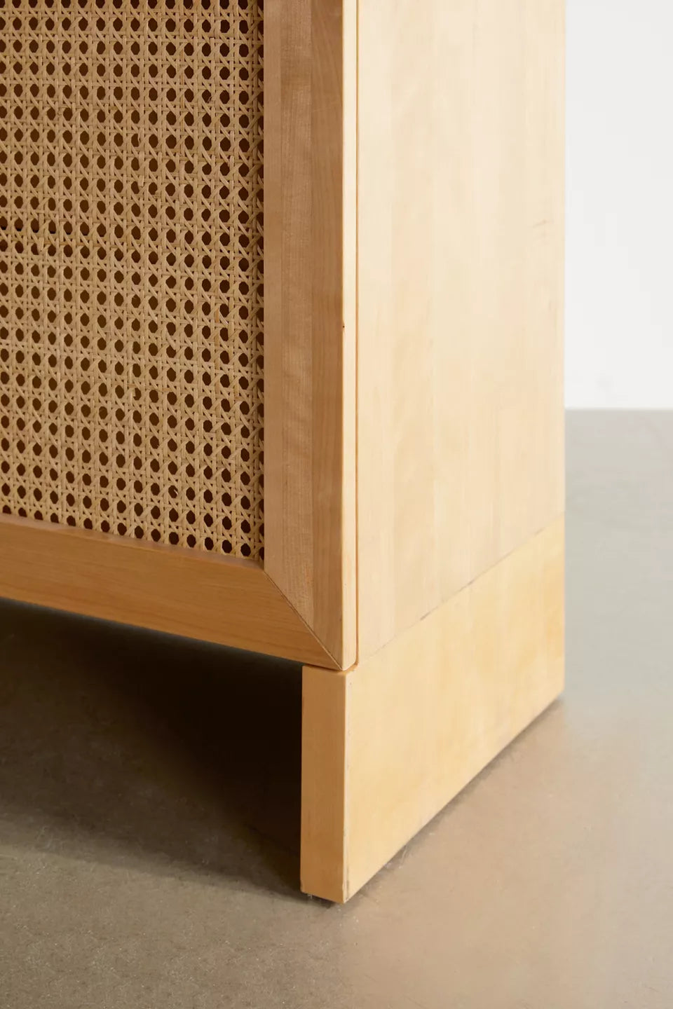 Mason Cane Storage Cabinet Natural