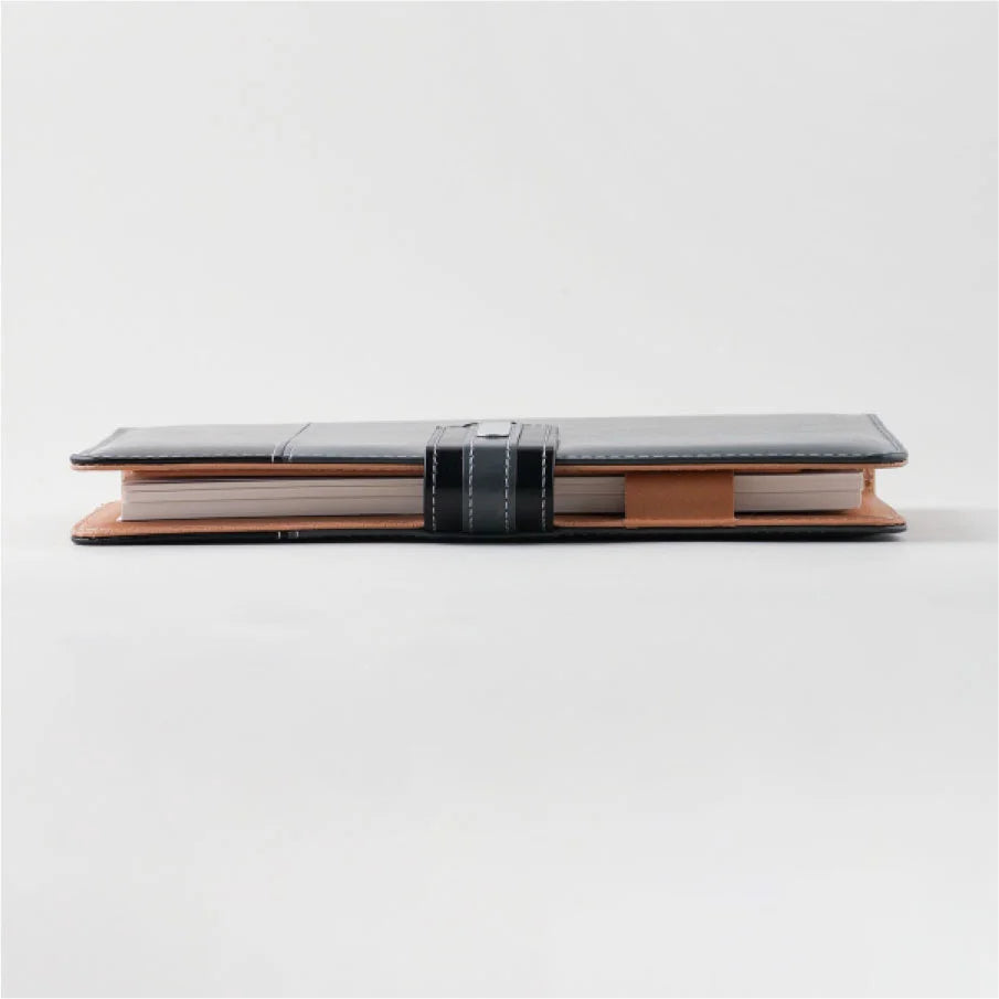 Leatherite Cover Notebook with Magnetic Strap Closure