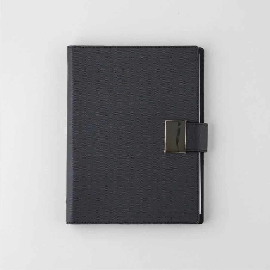Leatherite Cover Notebook with Metal Clasp Closure