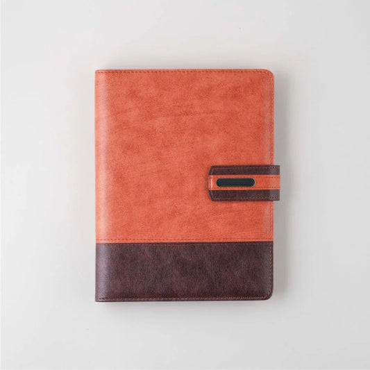 Executive Leatherite Cover Notebook with Magnetic Strap Closure