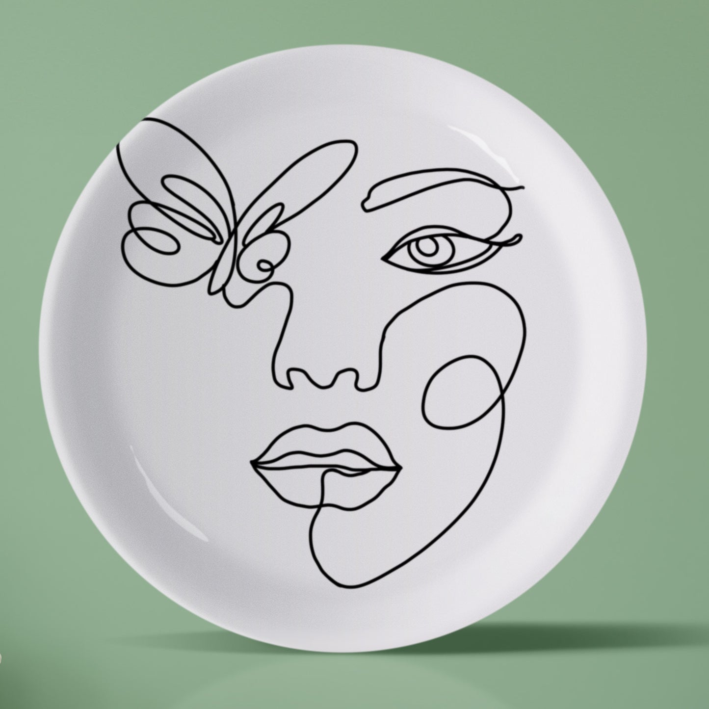 Whispering Muses Wall Plates Set of 5