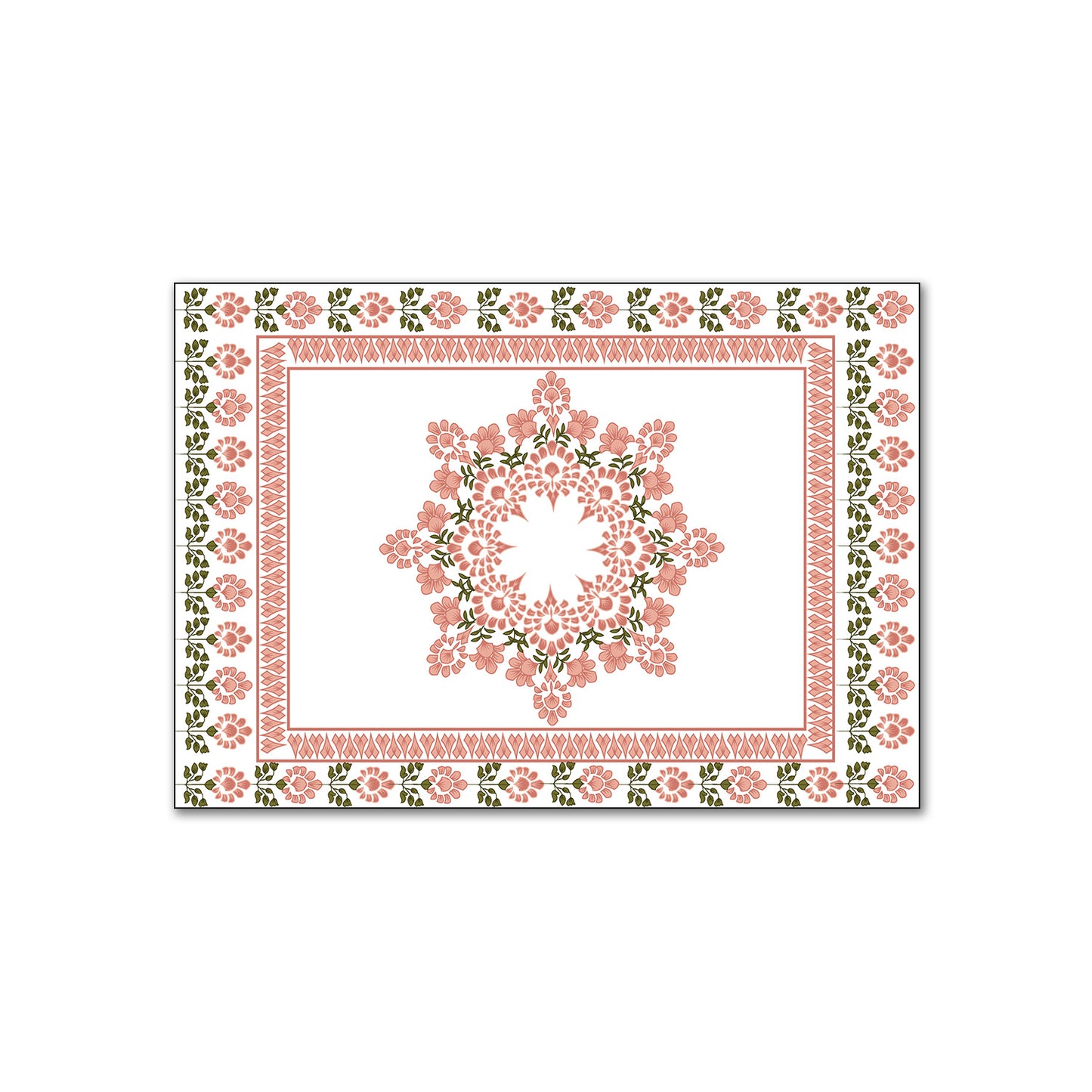 Mughal Bazaar Bustle Canvas Wall Painting