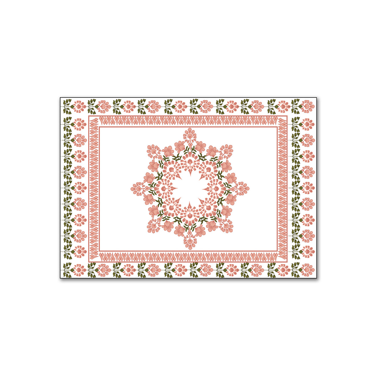 Mughal Bazaar Bustle Canvas Wall Painting