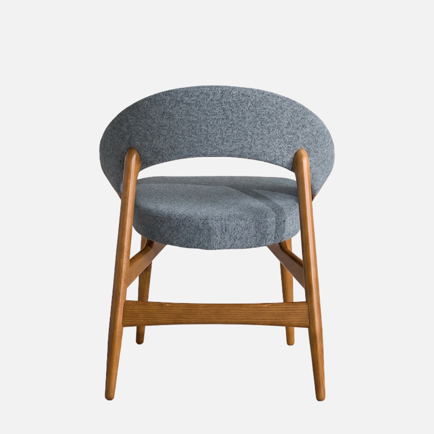 Kaevion Arc Back Teal Blue Velvet Dining Chair