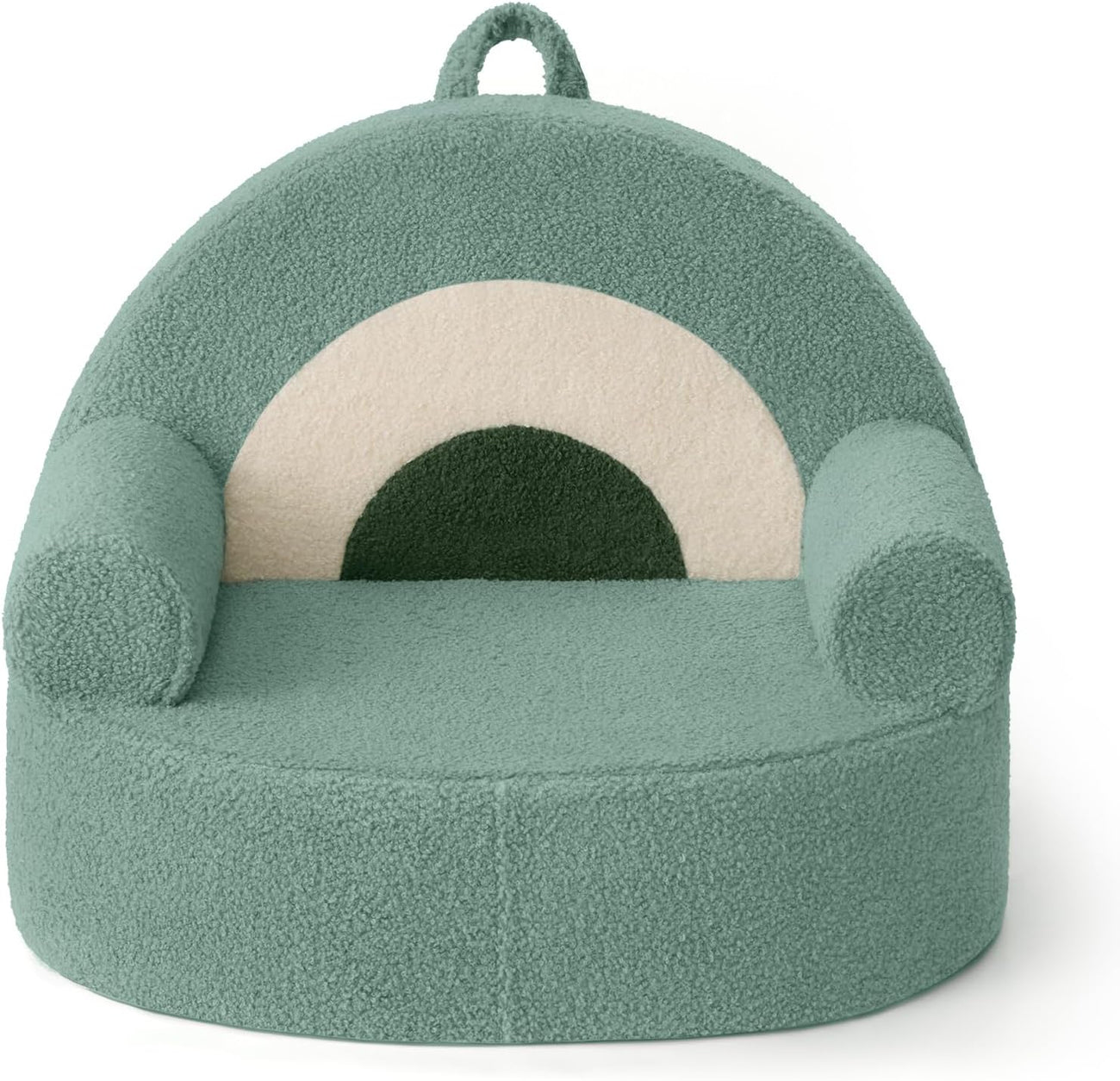 Sage Green RainbowNest Kids Sofa ChairCrystal Velvet