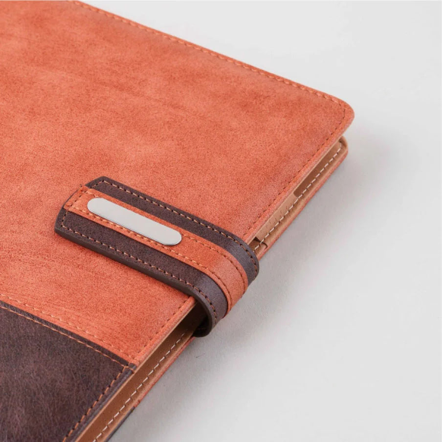 Executive Leatherite Cover Notebook with Magnetic Strap Closure