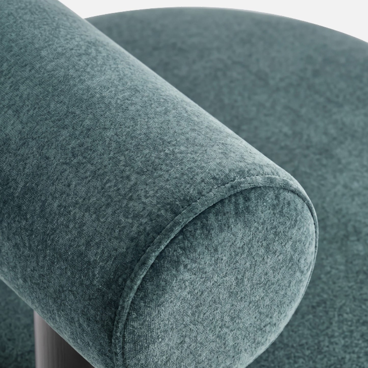 Eleto Minimal Blue Velvet Dining Chair