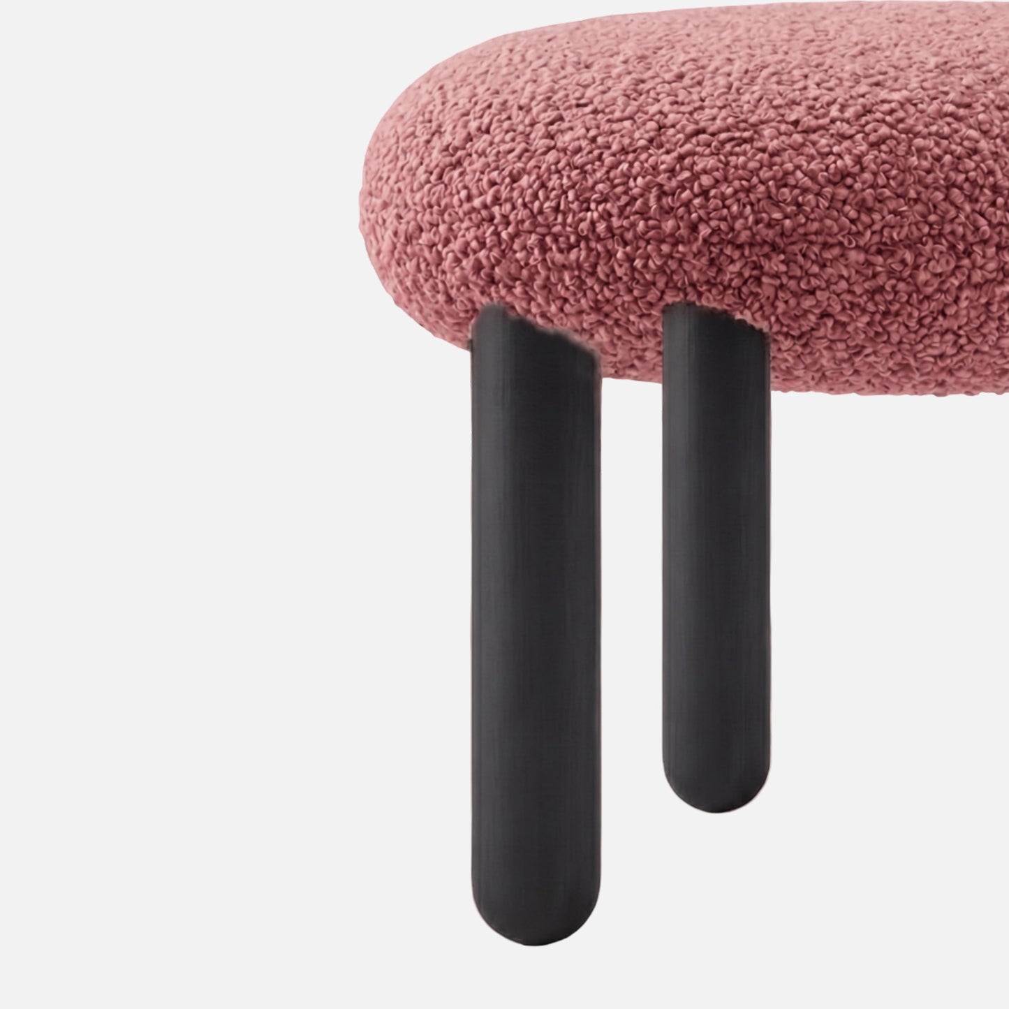 Boevian Bubble Pink Boucle Lounge Chair
