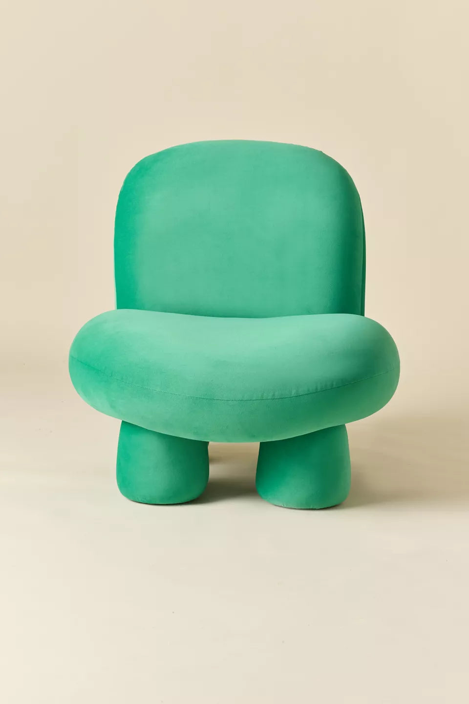 Emerald Green Mini Velvet Kids Accent Chair