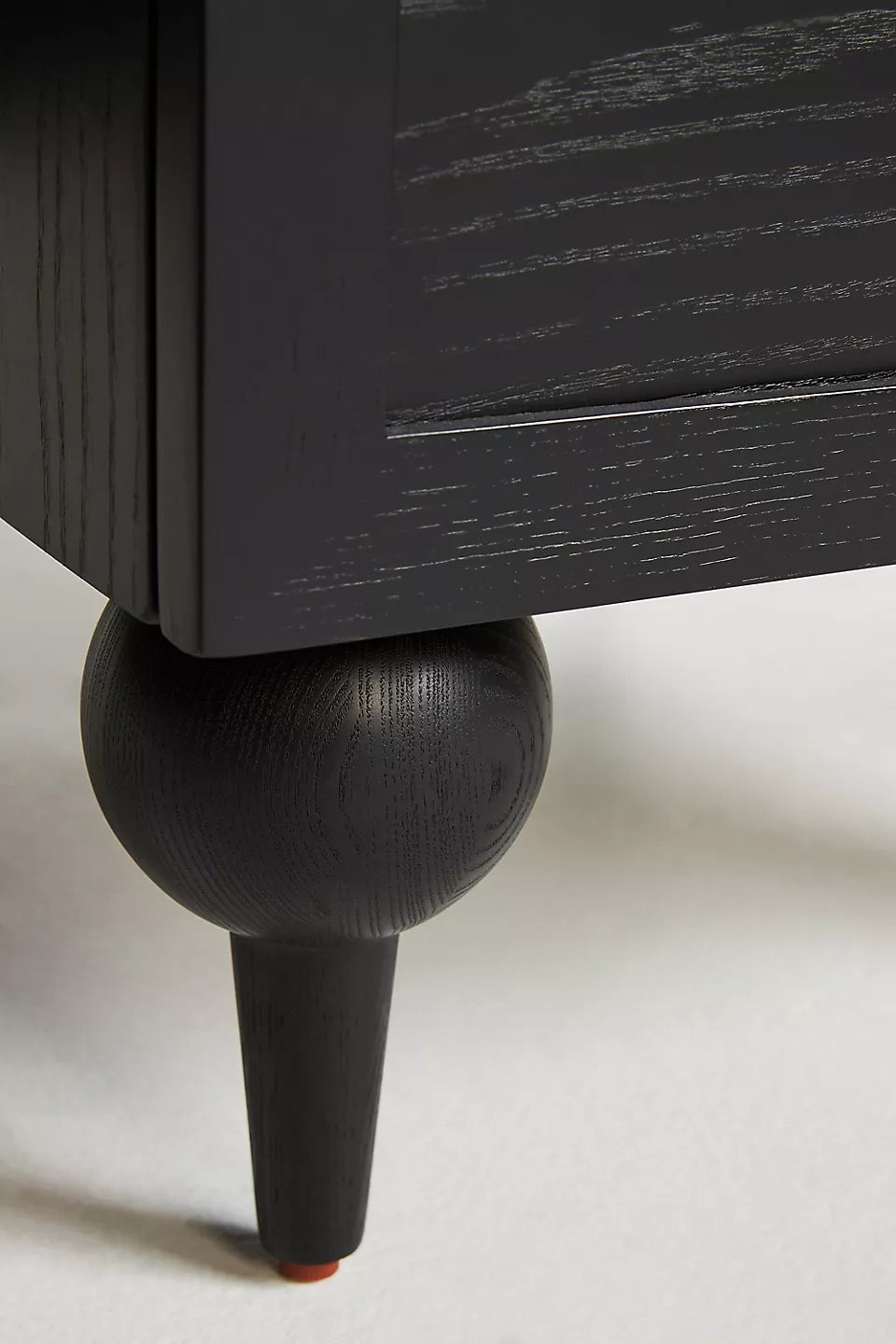 Fern Marble Top Executive Desk Black