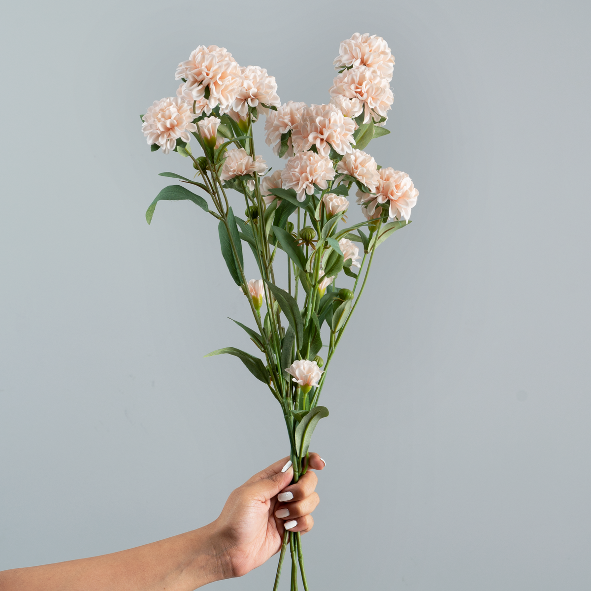 Artificial Flower Chrysanthemum - Off White Bunch