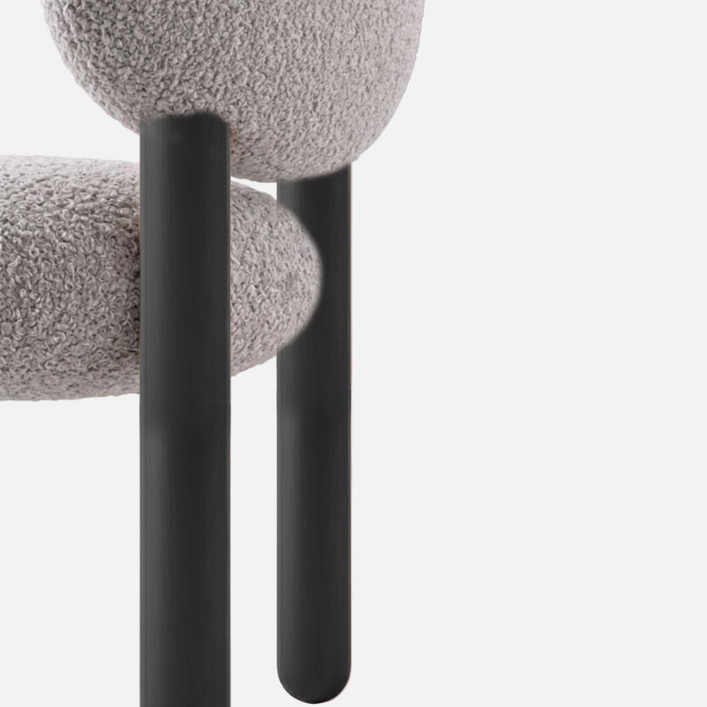 Boevian Bubble Beige Boucle Lounge Chair