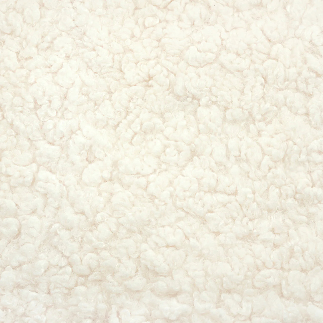 Natural Beige Pebble Knit Cube Boucle Kids Pouffe