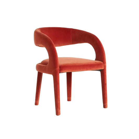 Velvet Hagen Dining Chair Spice