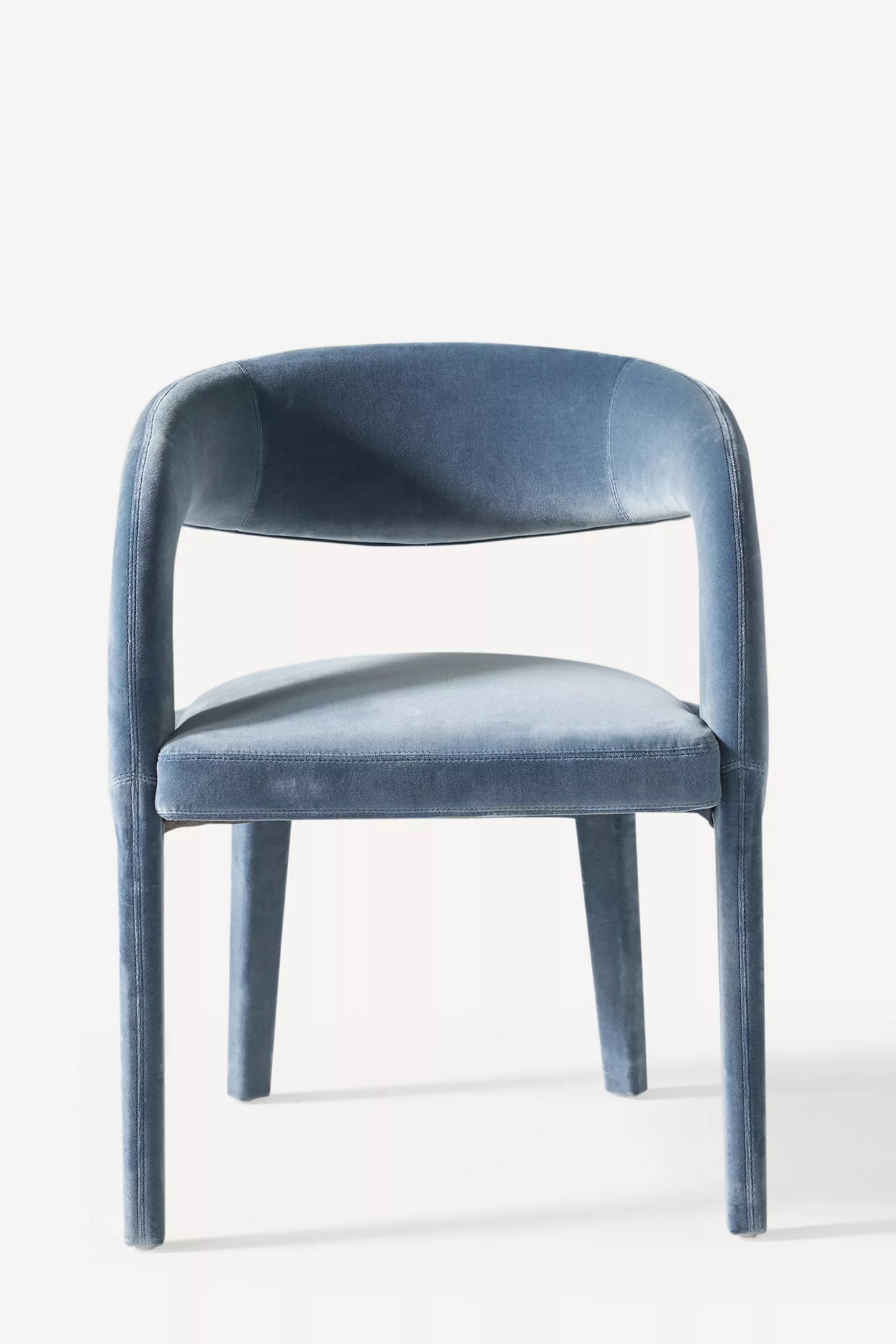Velvet Hagen Dining Chair Steel Blue