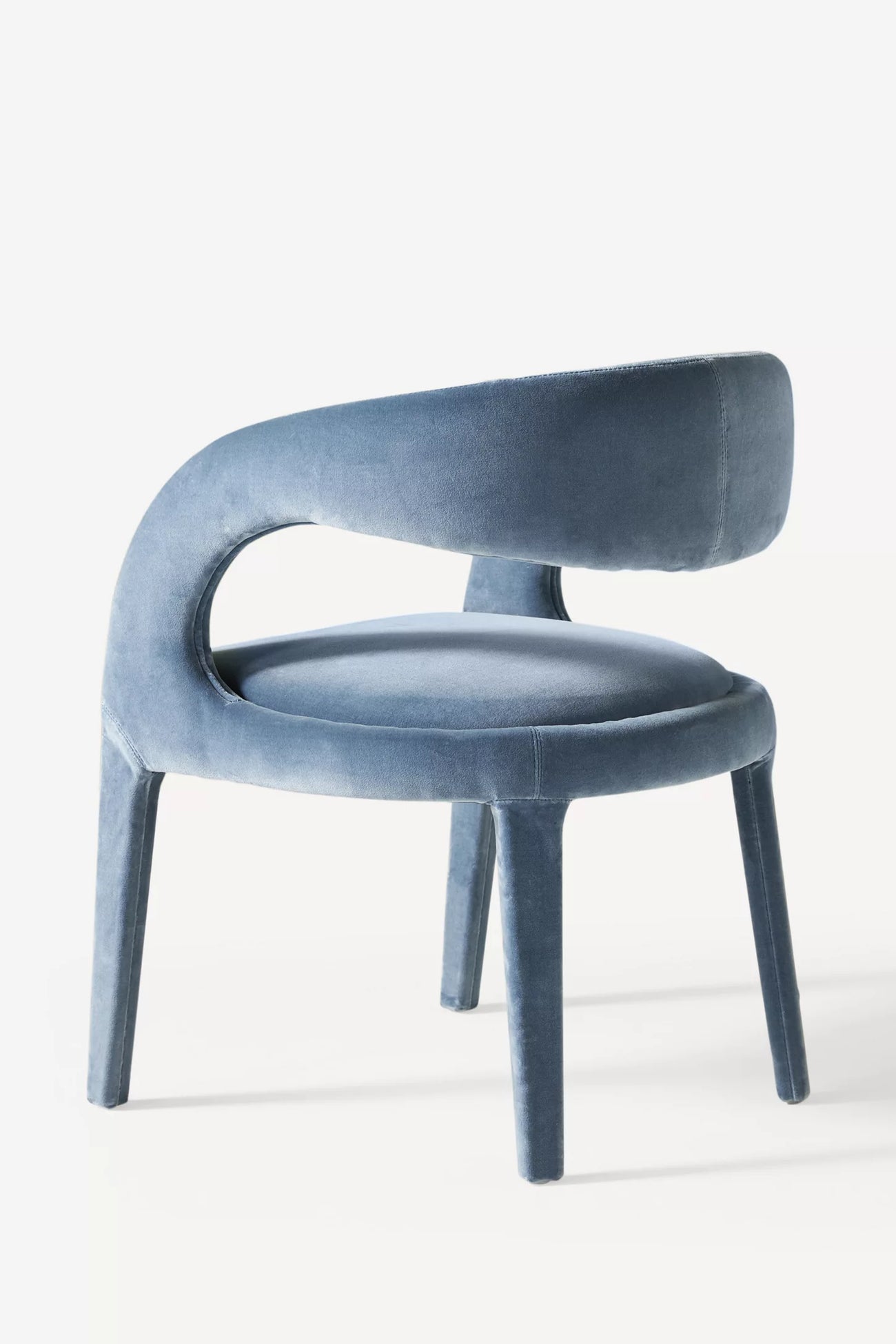 Velvet Hagen Dining Chair Steel Blue