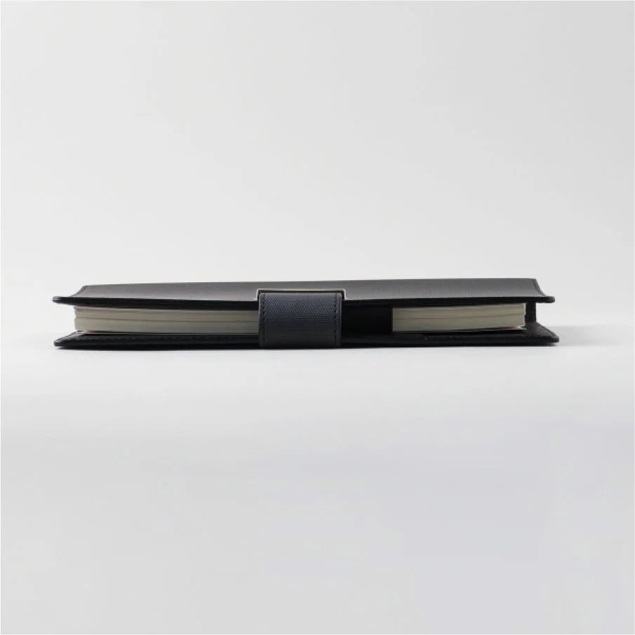 Leatherite Cover Notebook with Metal Clasp Closure