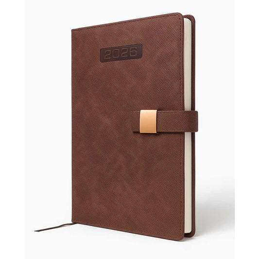 2026 B5 Diary With Metal Flap Closure – Custom Engraved B5 Diary Wholesale