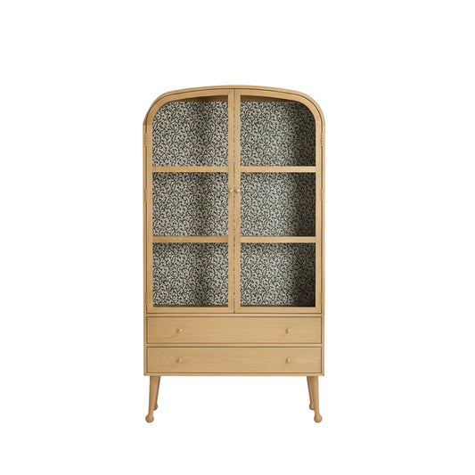 Moretti Oak Curio Cabinet Irena