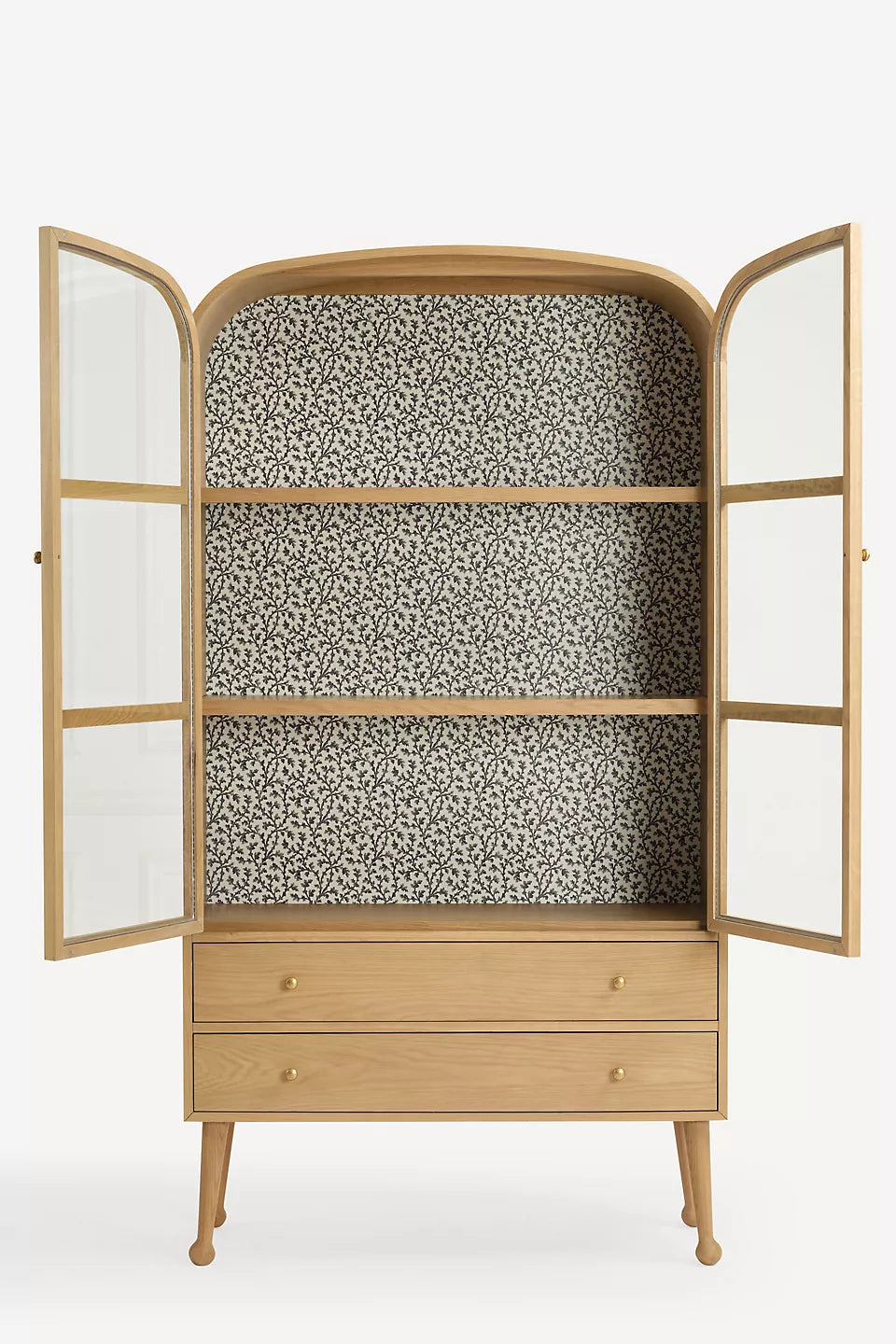 Moretti Oak Curio Cabinet Irena