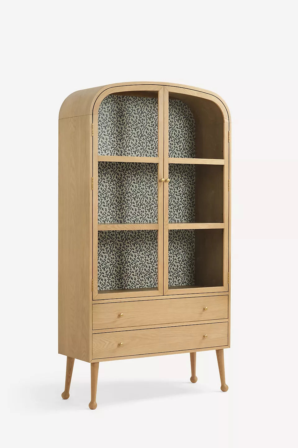 Moretti Oak Curio Cabinet Irena