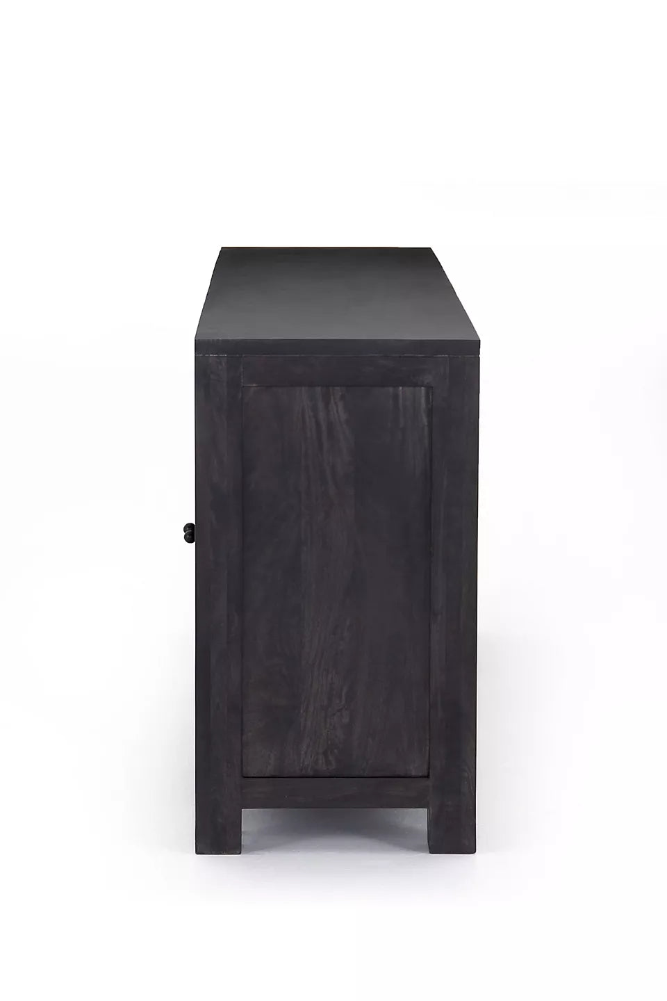 Arched Cane 78" Sideboard Black
