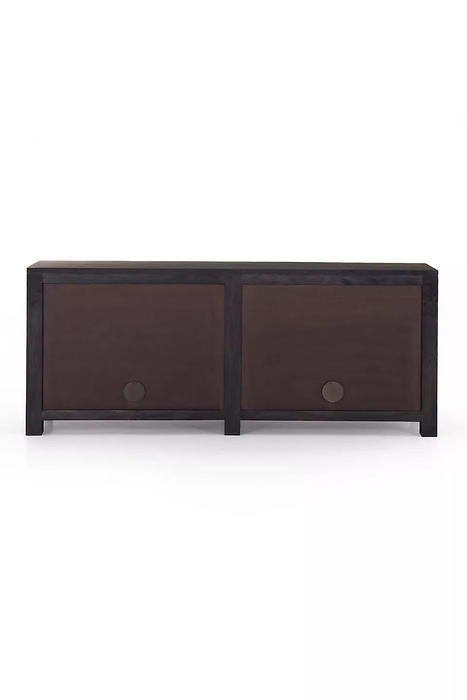 Arched Cane 78" Sideboard Black