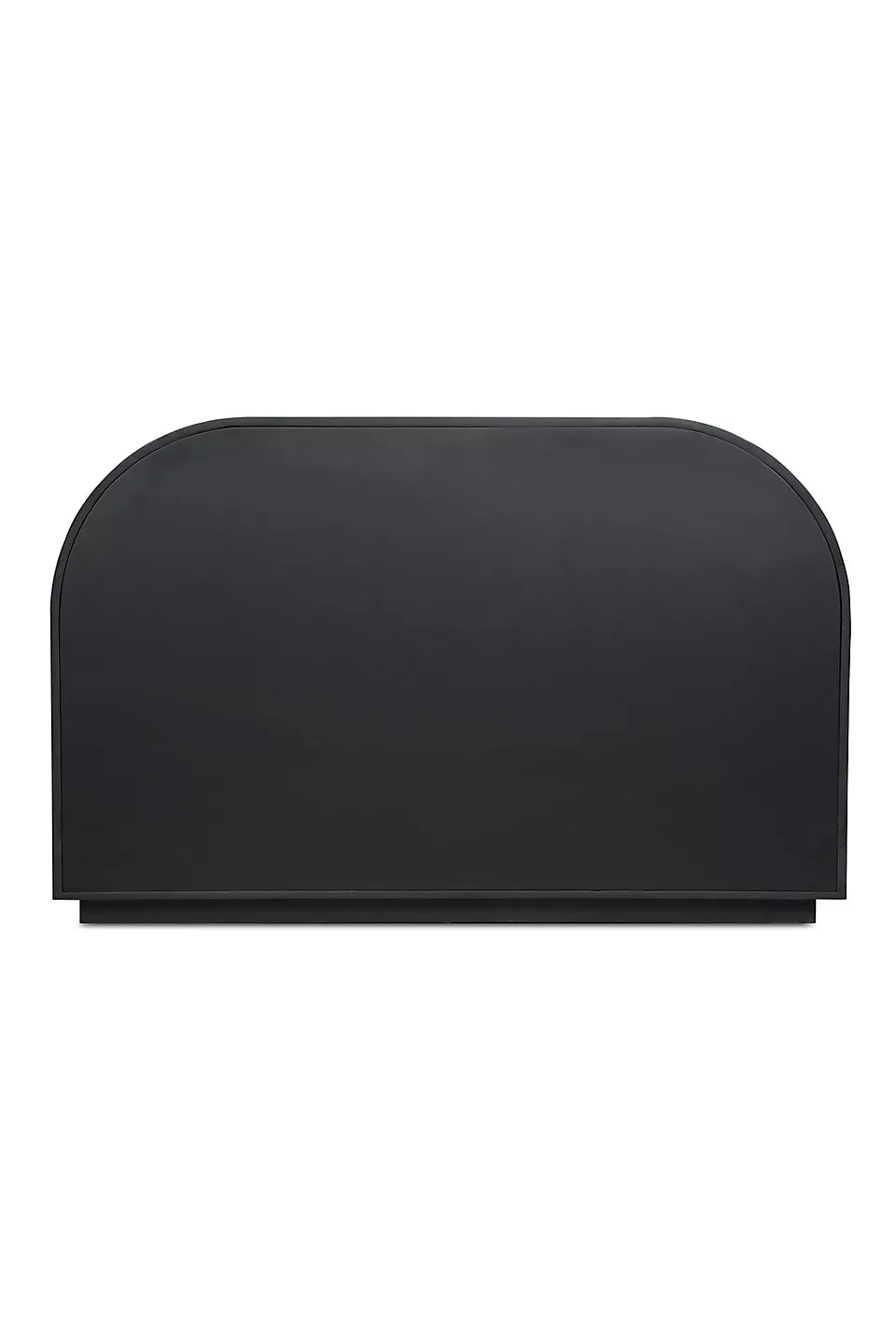 Salone Arched Reeded Glass Door Cabinet Black