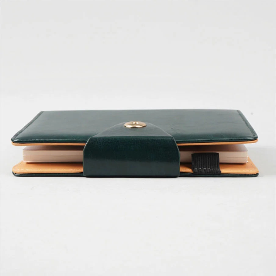 PU Leather Organizer Notebook with Magnetic Snap Closure
