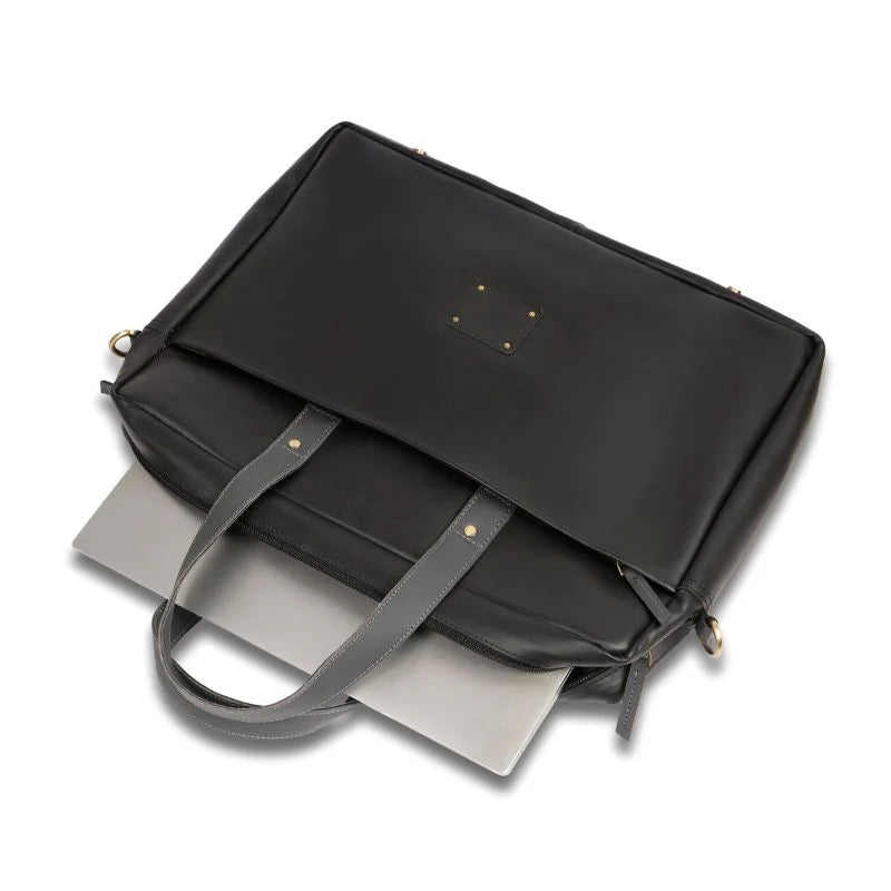 Classic Leather Work Bag