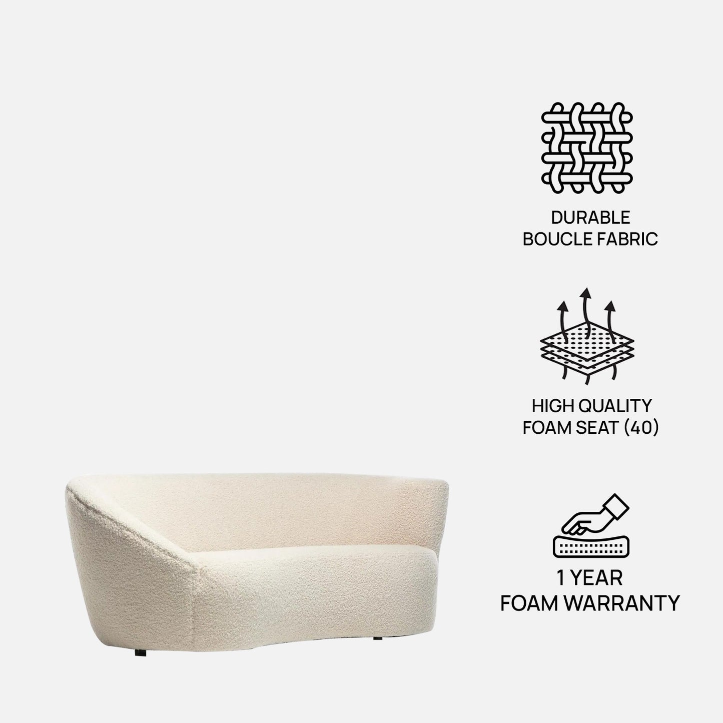 Zorva Pattern Printed Yellow 3 - Seater Velvet Sofa