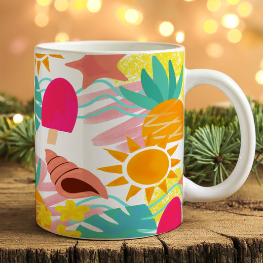 Beachy Brew Coffee Cup