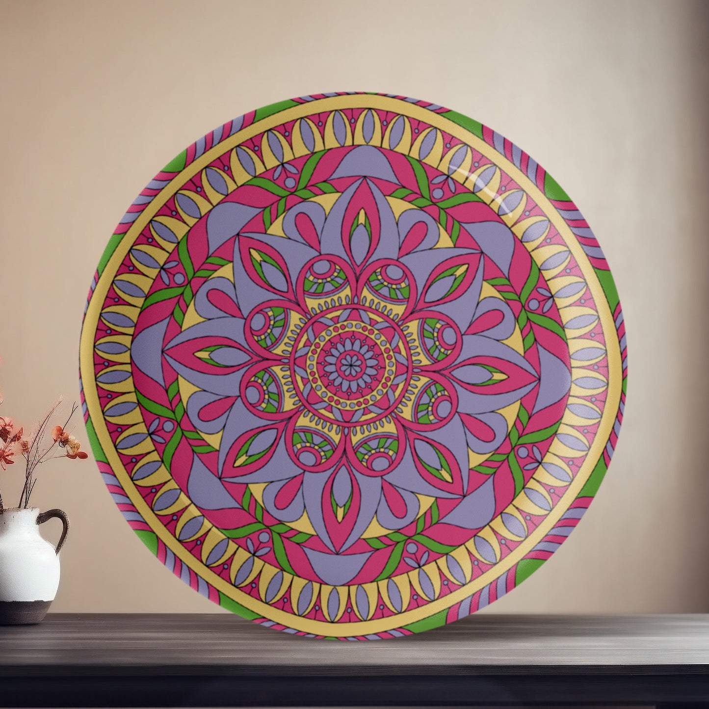 Inner Peace Mandala Wall Plate