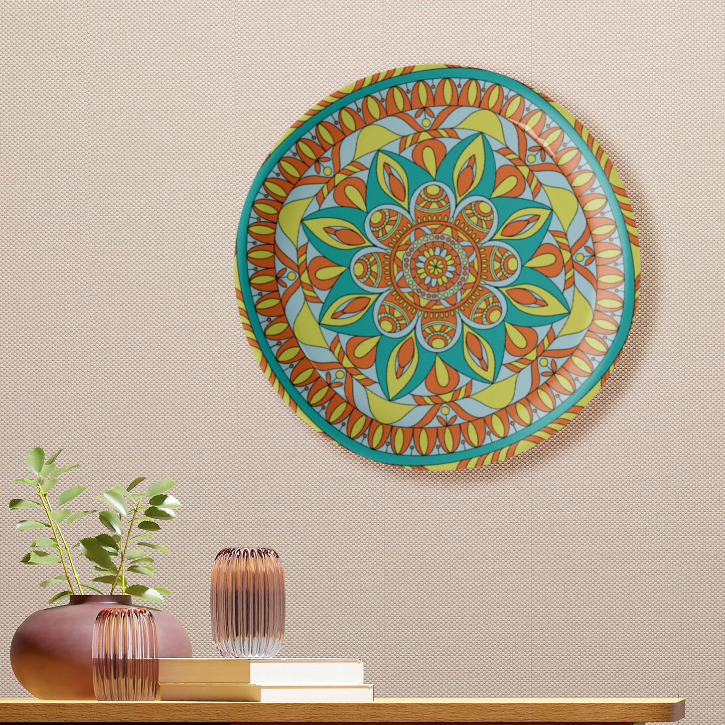 Soulful Circles Mandala Wall Plate