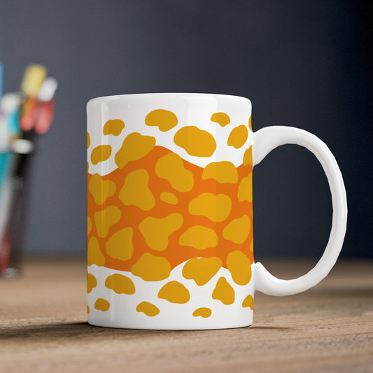 Mustard Abstract Coffee Mug