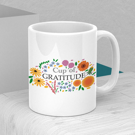 Stylish Gratitude Coffee Mug