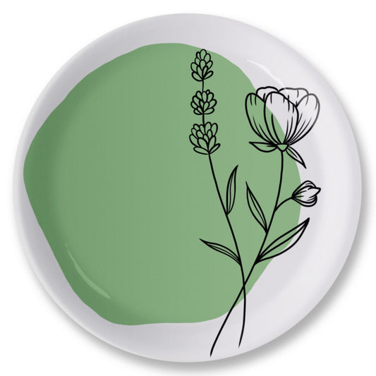 Sun-Kissed Blooms Wall Plate