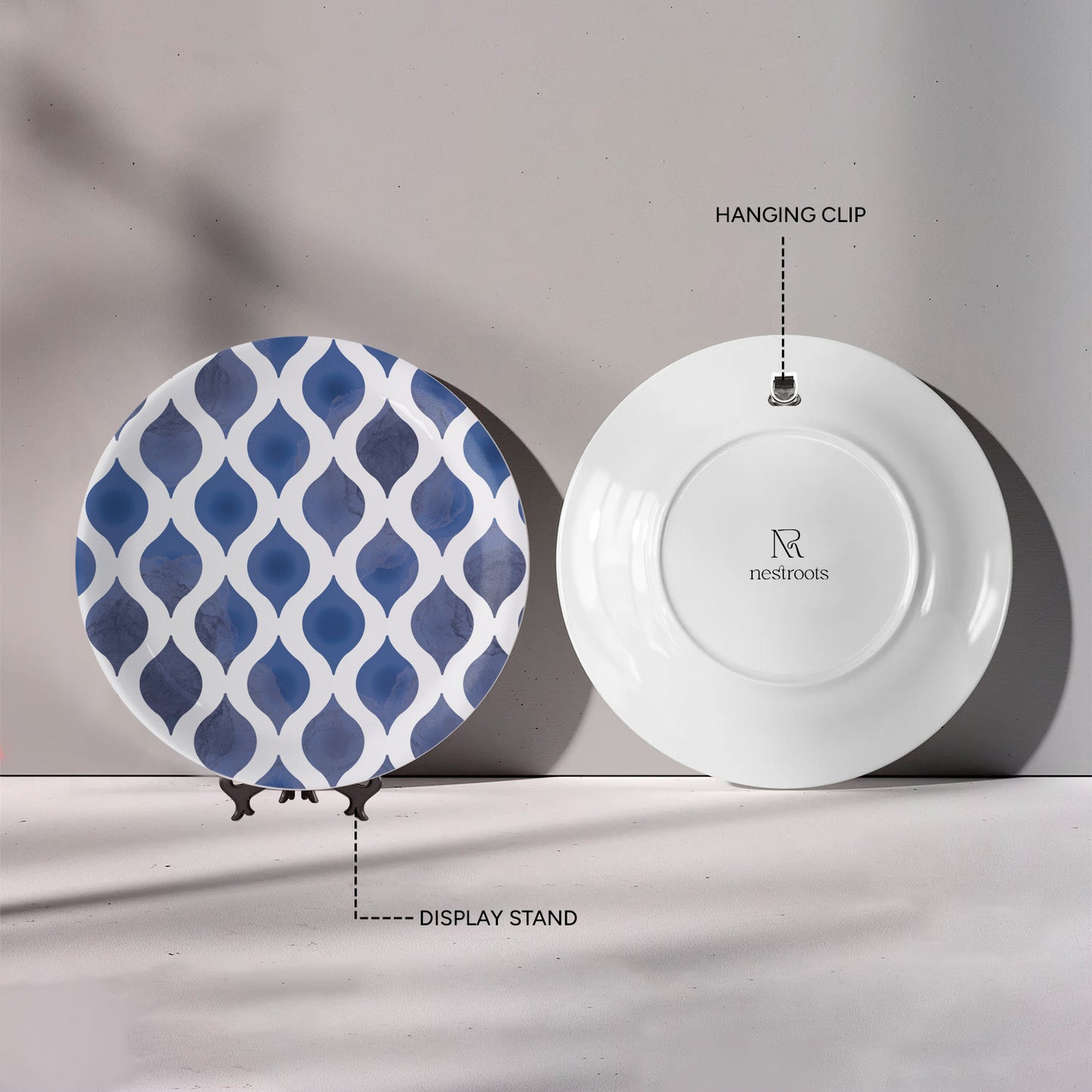 Indigo Dreamscape Wall Plate