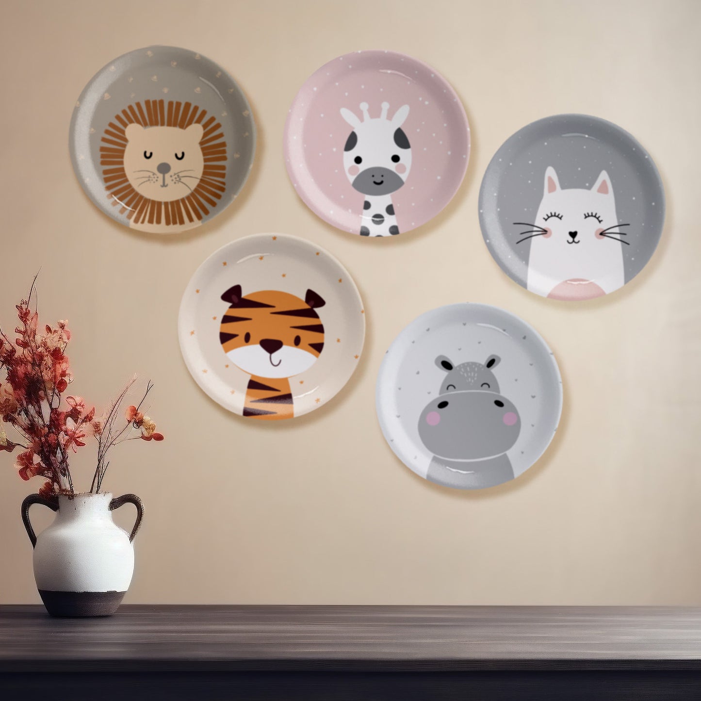 Colorful Companions Wall Plate
