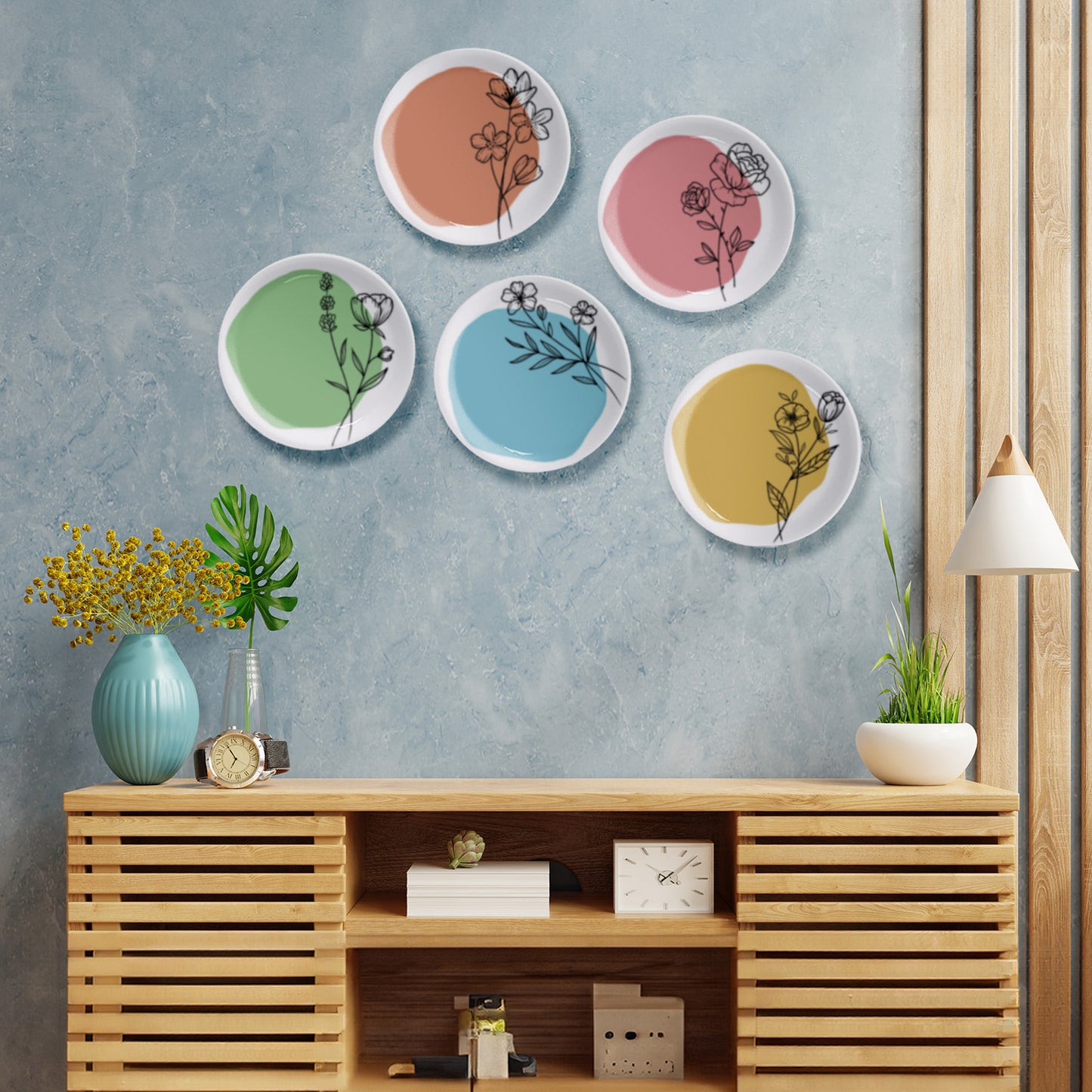 Sun-Kissed Blooms Wall Plate
