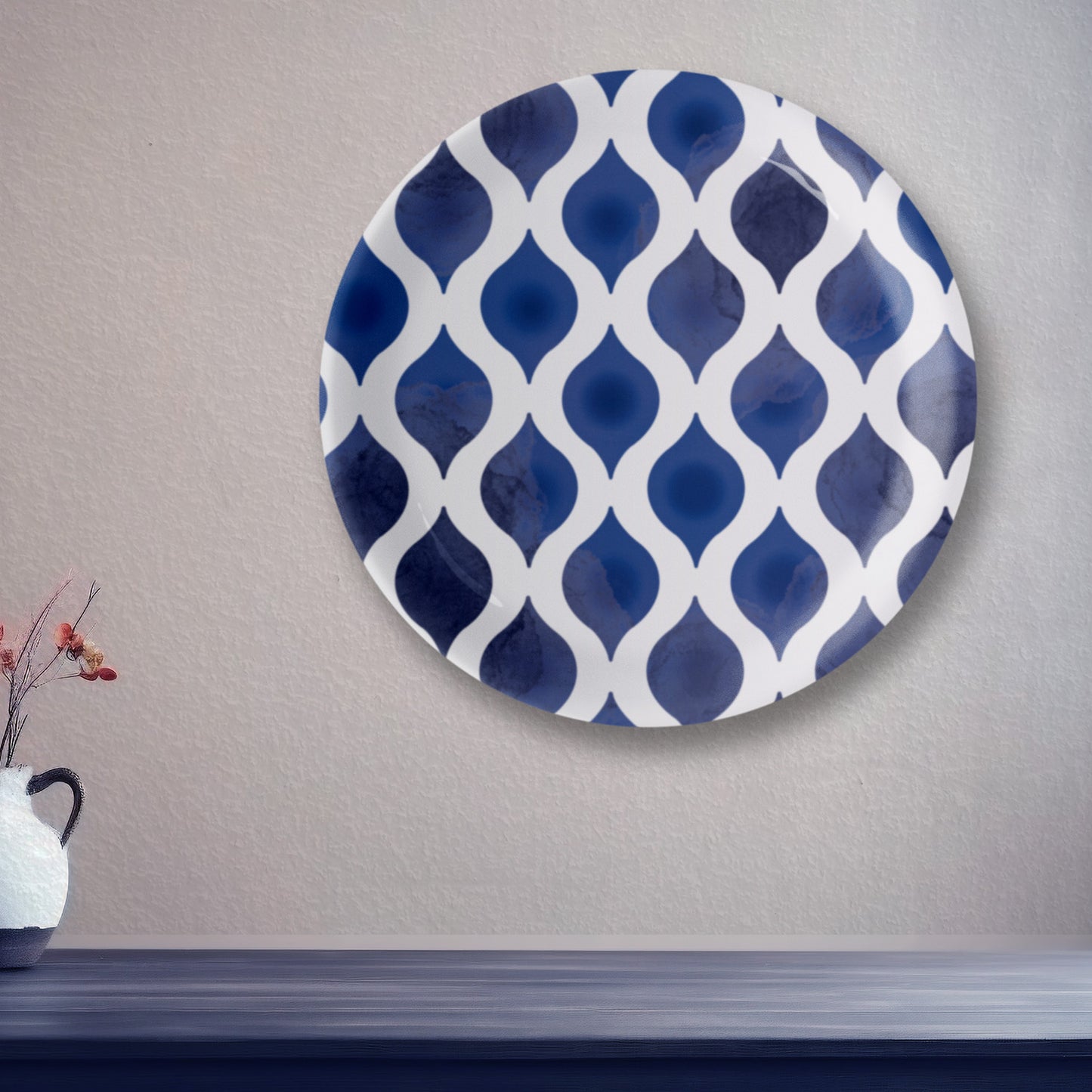 Indigo Dreamscape Wall Plate