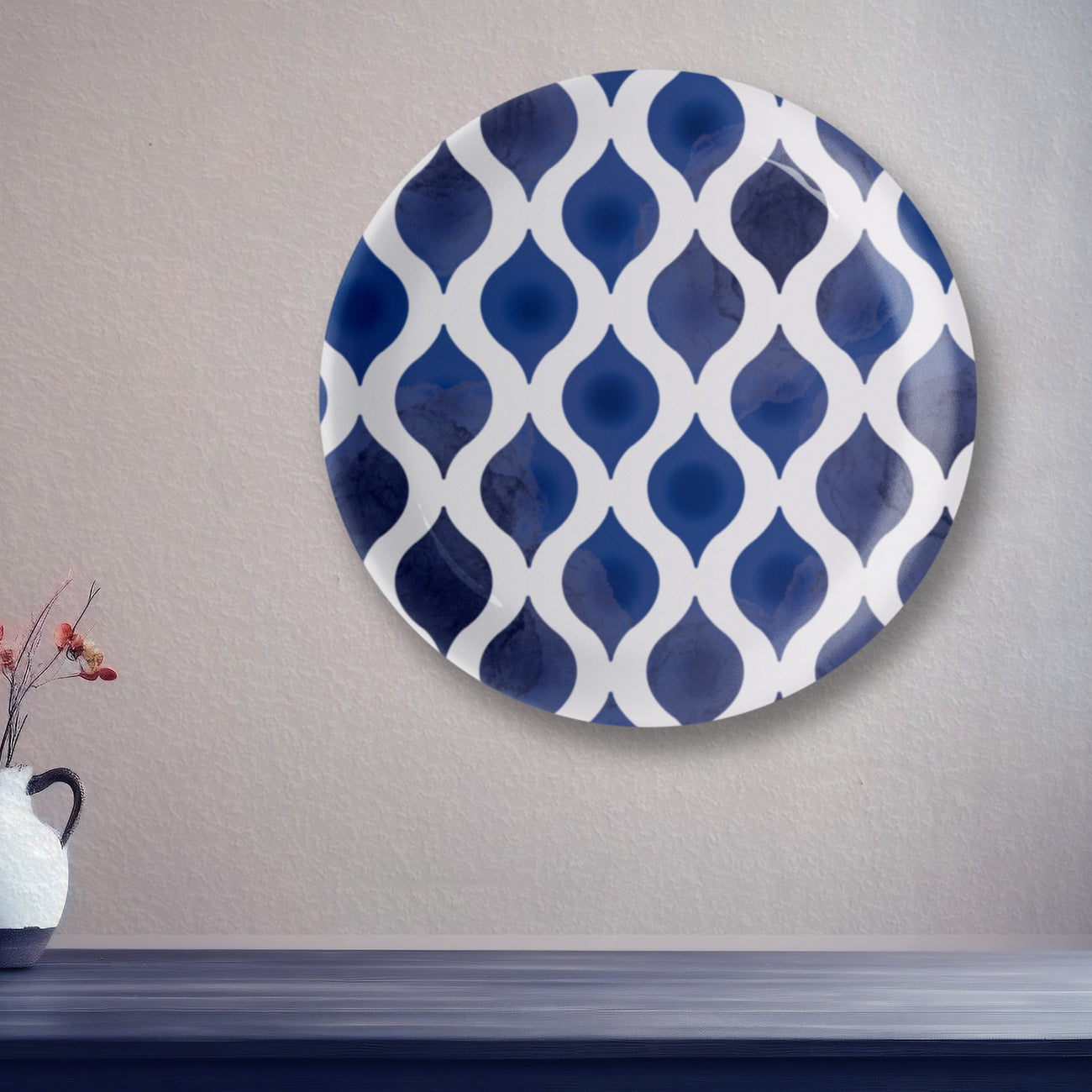 Indigo Dreamscape Wall Plate