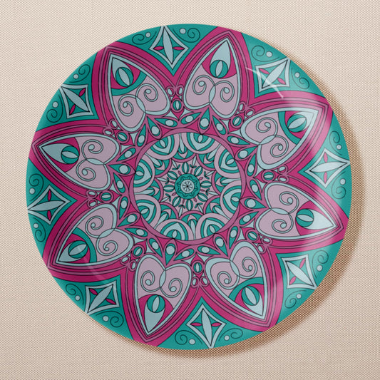Peaceful Paradise Mandala Wall Plate