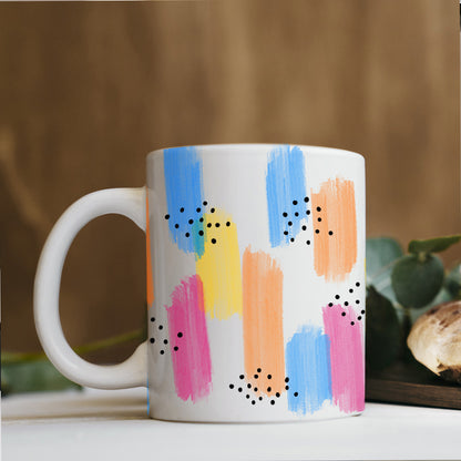 Abstract coffee mug
