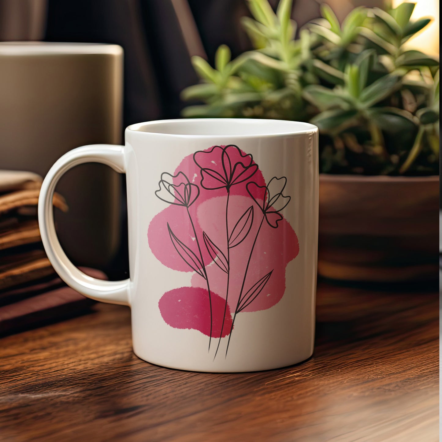 Pink Petal Bloom Coffee Mug