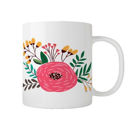 Floral Fusion Coffee Mug