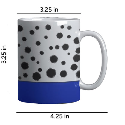 Polka Dot Ceramic Coffee Mug
