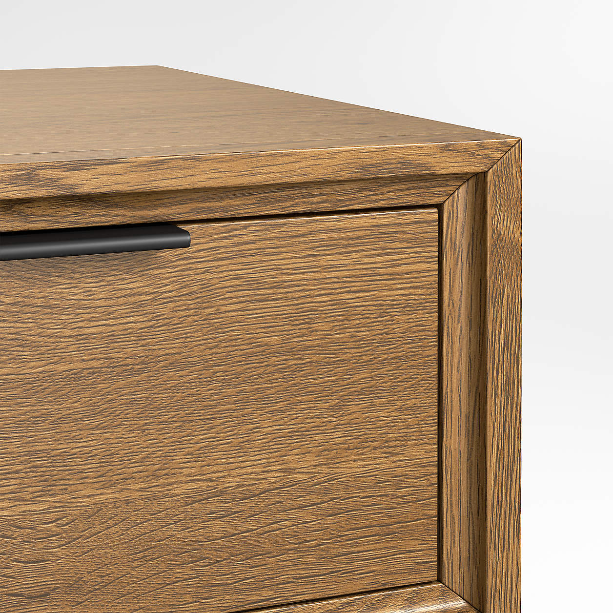 Bodie 54" Flax Brown Wood Wide 8-Drawer Kids Dresser