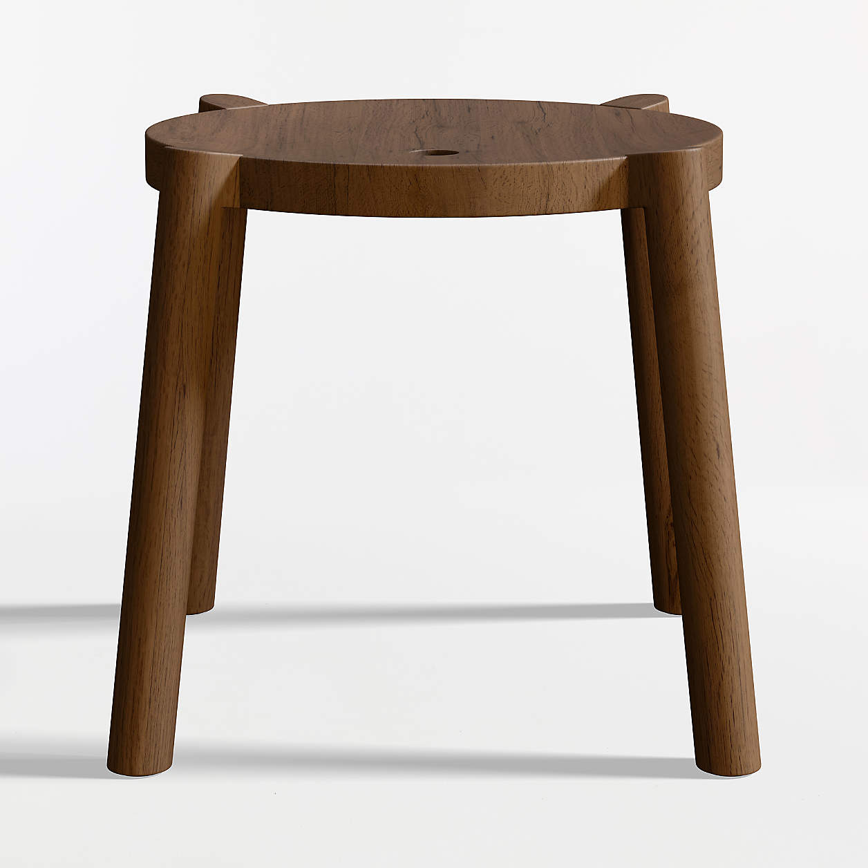 Bonnie Deep Brown Kids Stackable Play Stool